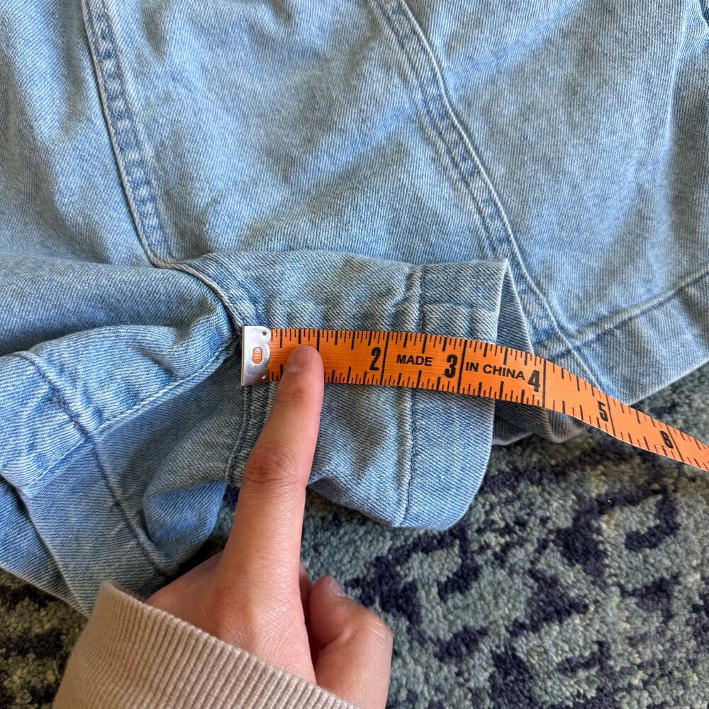 Madewell Denim Easy Pull-On Shorts in Rathmore Wash Preppy Summer Sz XS Pockets - Picture 11 of 11